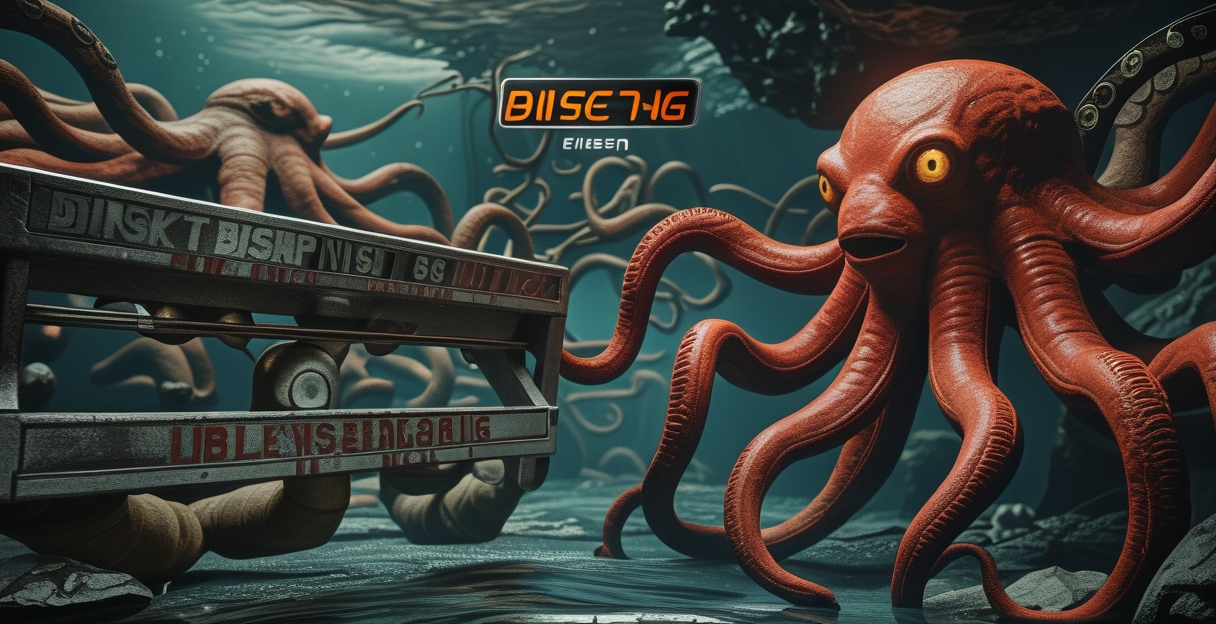 Boss bạch tuộc đỏ khổng lồ hệ số 1000x trong bắn cá với 8 xúc tu bùng cháy cam teal