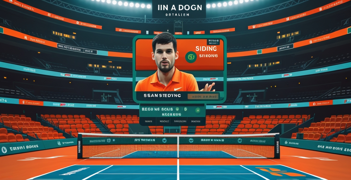 Bảng kèo tennis set game ATP với tỉ lệ handicap và tài xỉu game chi tiết